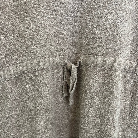 Barefoot Dreams Cardigan Long Cozychic Lite Sweater Taupe Knit Cardi Lounge L - Picture 7 of 7